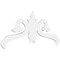 Ekena Millwork Pitch Florence Architectural Grade PVC Gable Pediment, 48"W x 22"H x 1"P (11/12) GPP048X022X100FLO - alternate 1